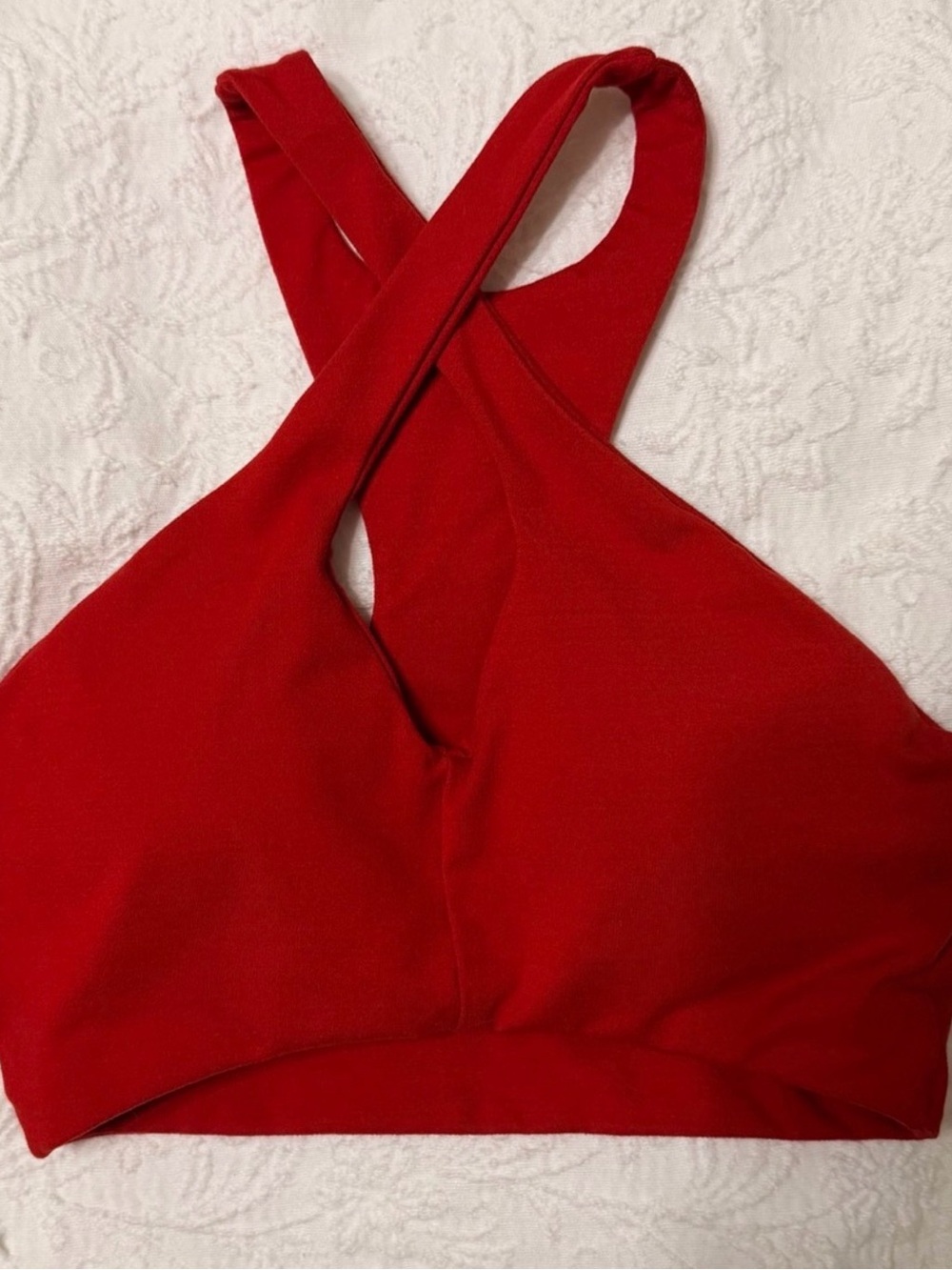 Bombshell Cross Over Halter Bra - Picture 3 of 5